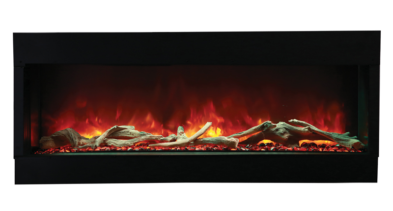 TruView 60 XL 3 side electric fireplace