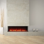 TruView 60 XL 3 side electric fireplace