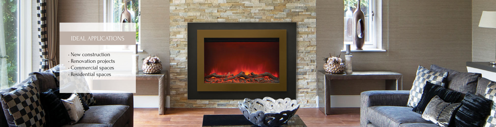 Zero Clearance electric fireplace