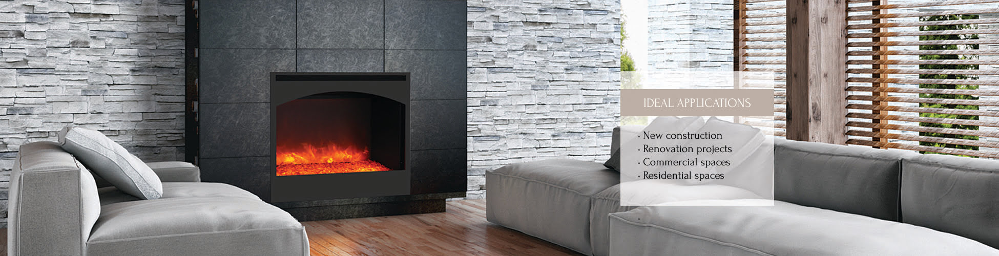 ZECL-31-3228-STL-ARCH electric fireplace