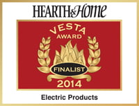 Electric fireplace award