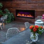 SYM-42 outdoor electric fireplace