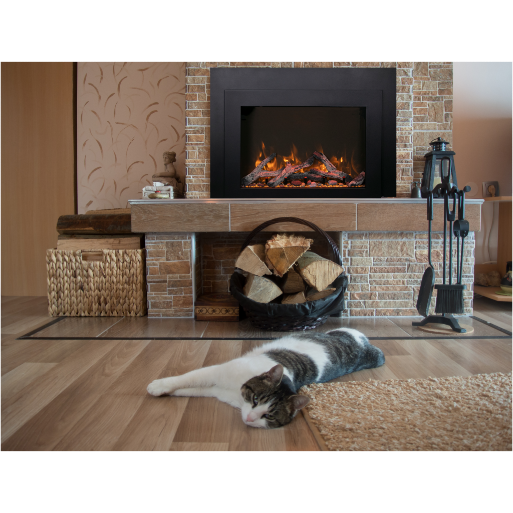 TRD Bespoke Insert with rustic log-set