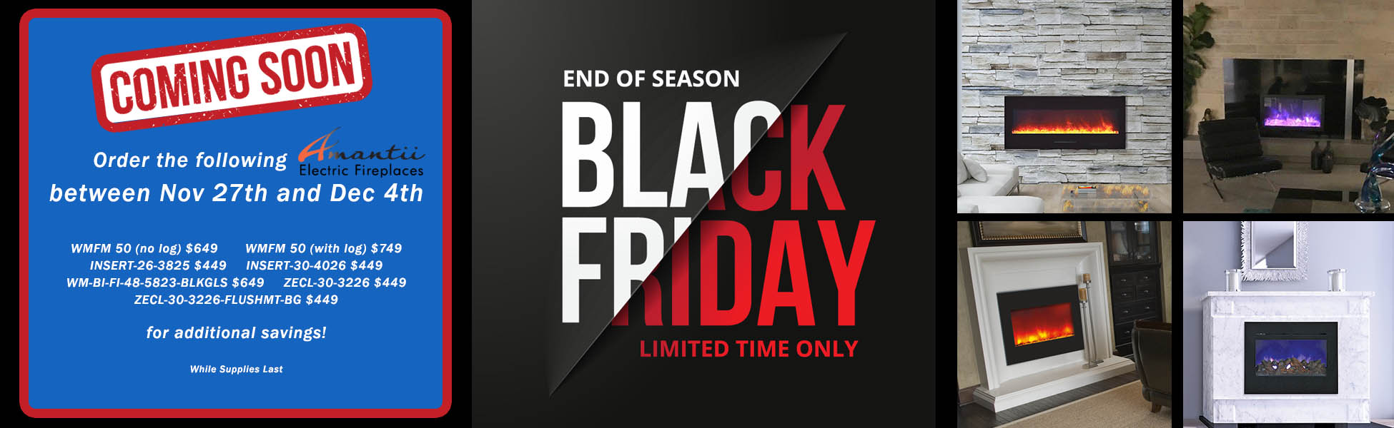 Electric Fireplaces by Amantii contemporary electric Fireplace