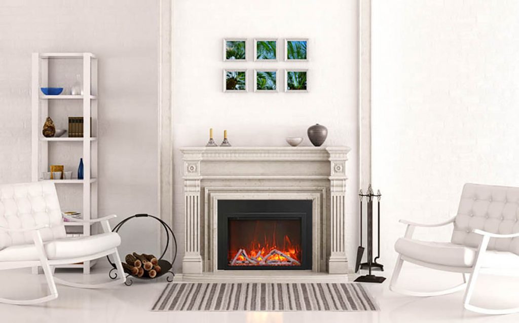 TRD traditional electric fireplace by Amantii