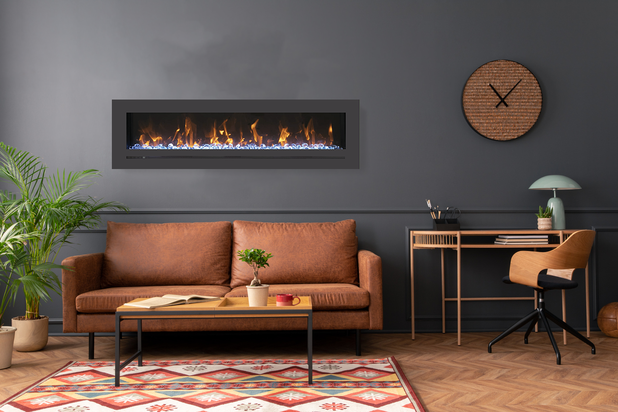 wall fireplace electric fireplace