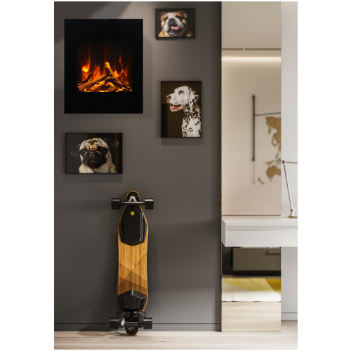 wall electric fireplace by Amantii