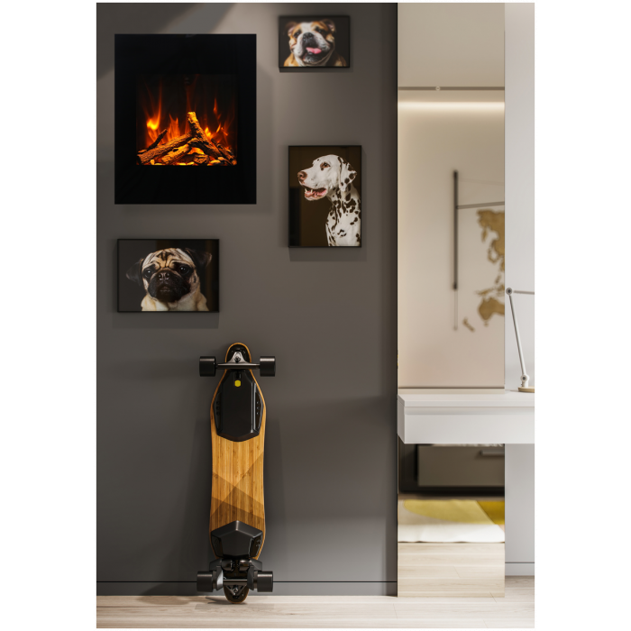 wall electric fireplace by Amantii